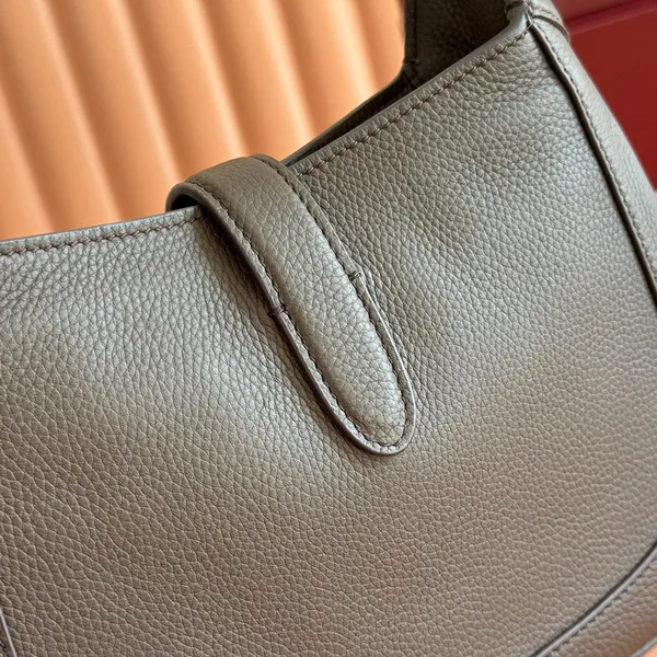Gucci 25S Jackie 1961 Small Bag 28 cm In Dark Brown Leather With Gold Hardware product view 7