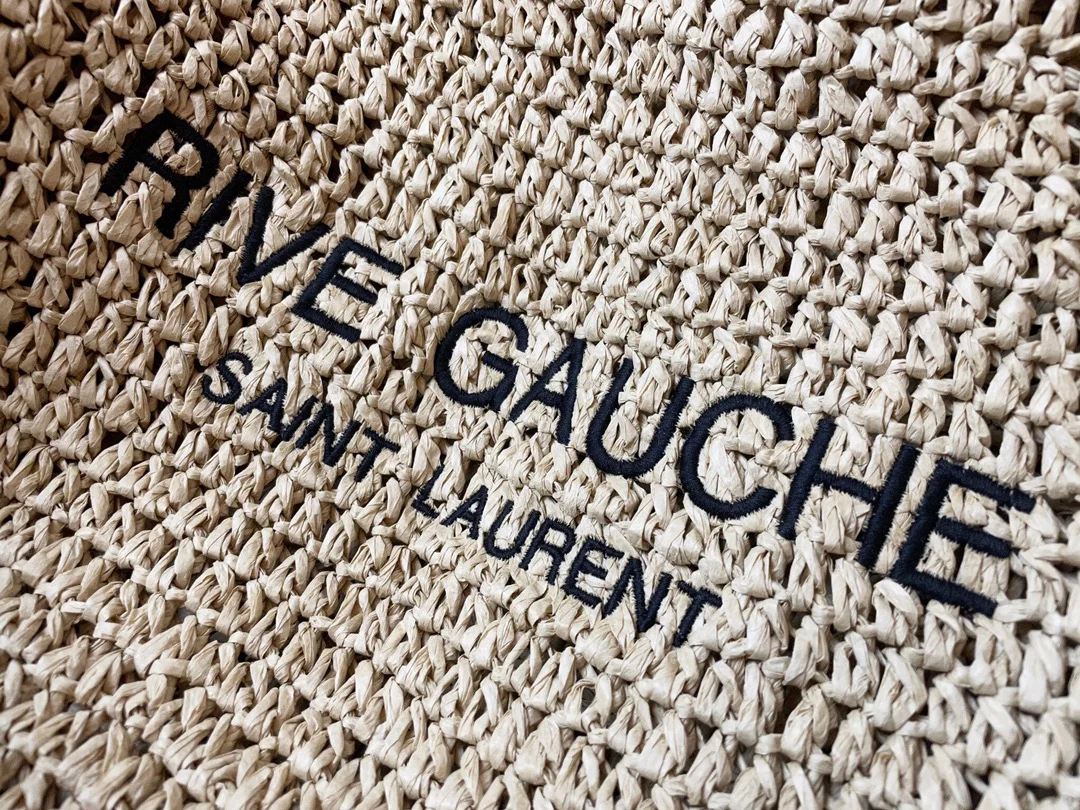 Saint Laurent Rive Gauche Linen Tote Bag product view 5