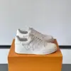 Louis Vuitton Men White Leather Sneakers product view 2