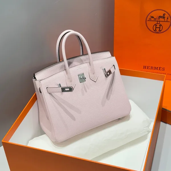 Hermès Birkin 25 In Pink Baby Silver Hardware Bag product view 2