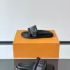 Louis Vuitton Men Black Fabric Strap Slide Sandals product view 4