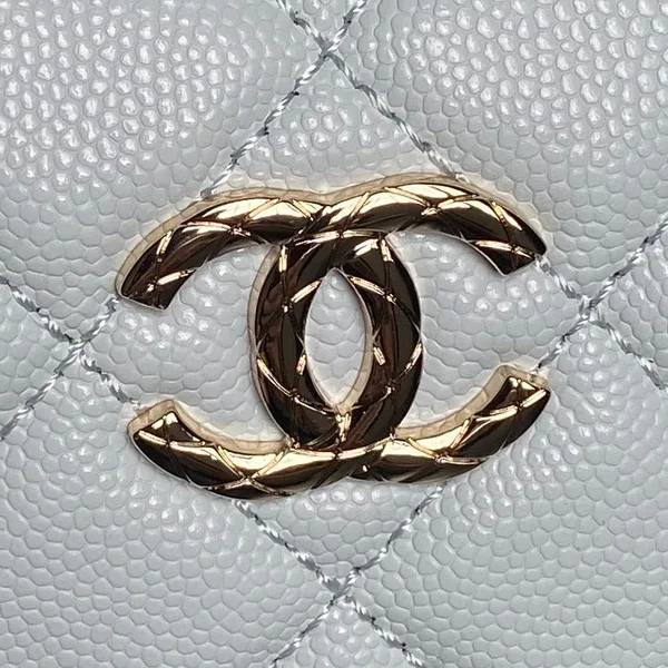Chanel Small Hobo Bag in light blue quilted calfskin product view 4