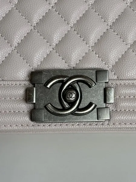 Chanel Boy Bag Medium 25 In Pink Calfskin product view 5