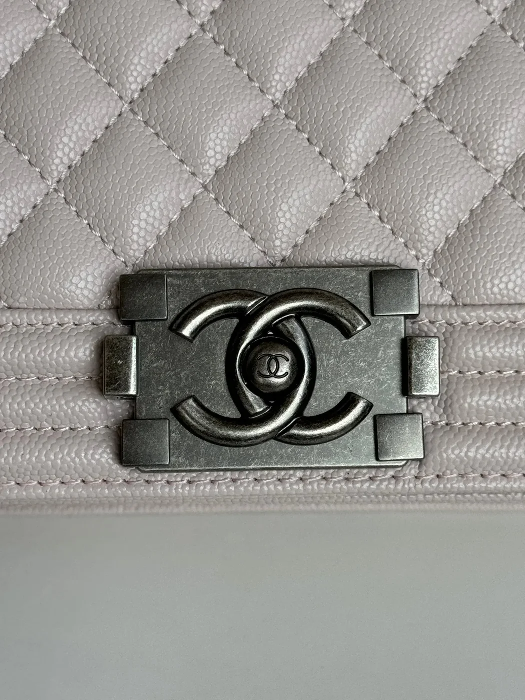 Chanel Boy Bag Medium 25 In Pink Calfskin product view 5