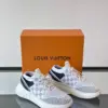 Louis Vuitton Men White Knit Mesh Sneakers product view 5