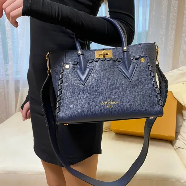 Louis Vuitton On My Side Black Handbags 25x20cm product photo