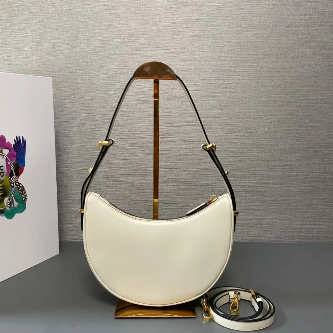 Prada Arque Small Leather Shoulder Bag product view 9