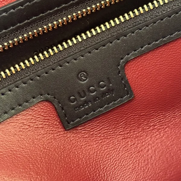 Gucci Jackie Small Shoulder Bag 27 In Black Calfskin Gold Hardware product view 6