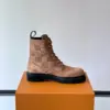 Louis Vuitton Men Beige Nubuck Leather Boots product view 6