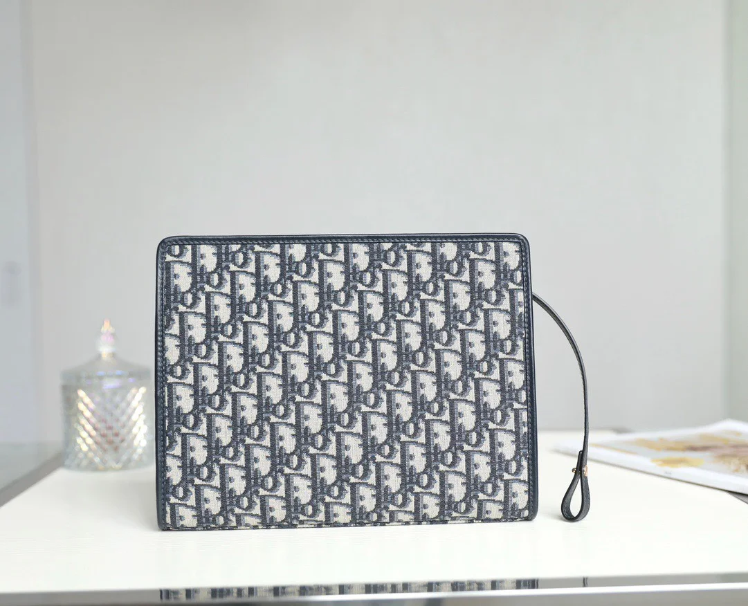 Dior Clutch  30 Montaigne Pouch Canvas Siêu Cấp 26 cm product view 2