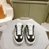 Louis Vuitton Women Black White Leather Sneakers product view 1
