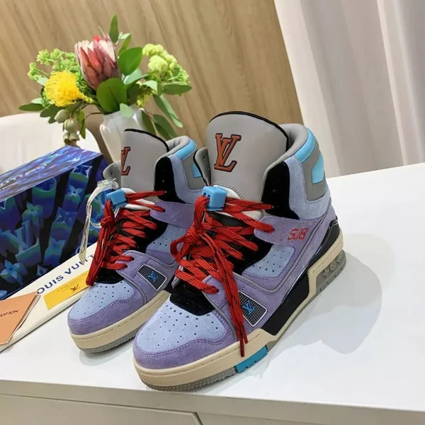 Louis Vuitton Trainer Sneaker Boot Purple product photo