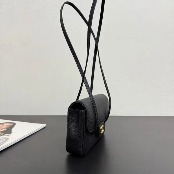 Chanel Preppy Coco Mini Flap Black Bag product view 7