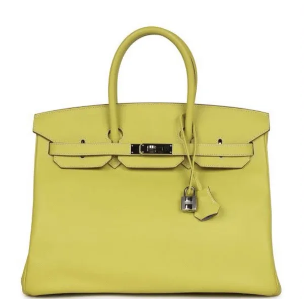 Hermès Birkin 35 Lime togo leather Bag product view 1