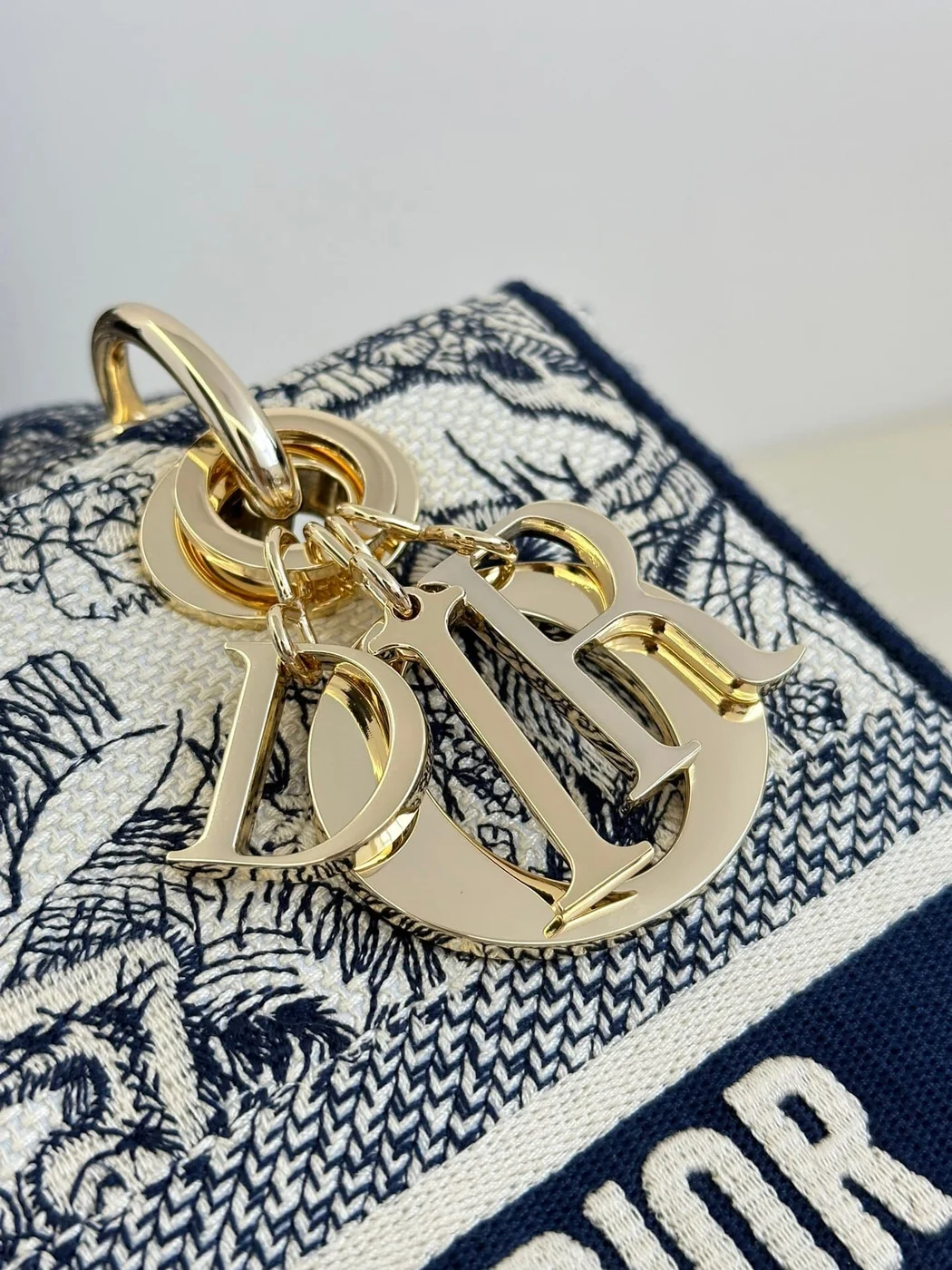 Dior Bag Lady D-lite Bag Blue product view 2