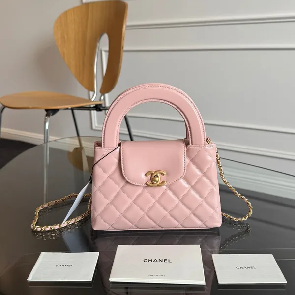 Chanel Kelly Bag 19 In Light Pink Calfskin Gold Hardware product photo