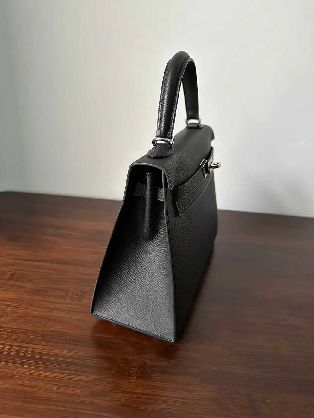 Hermès 25 Black Epsom Bag product view 3
