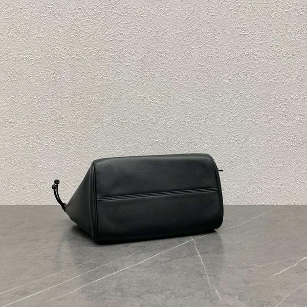 Celine Cabas Black Handbag Soft Leather 22x17x15cm product view 4