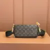 Louis Vuitton Multi Pochette Handle Fabric Green Handbags Monogram product view 3