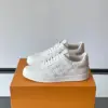 Louis Vuitton Men White Leather Sneakers product view 3