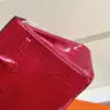 Hermès Birkin 25 Red Crocodile Leather Palladium Hardware Bag product view 6
