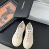 Chanel Women Beige Canvas And Rubber Sneakers product view 1