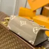 Louis Vuitton Onthego Woman’s Grey Cowhide Leather Handbags 25 cm product view 4