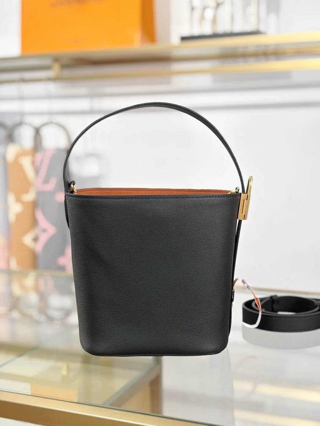 Louis Vuitton Low Key All In BB bag in black product view 6