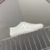 Hermès Women White Mesh Leather Sneakers product view 6
