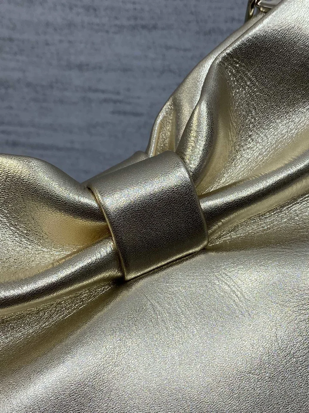 Dior Bow Bag Gold Lambskin product view 5