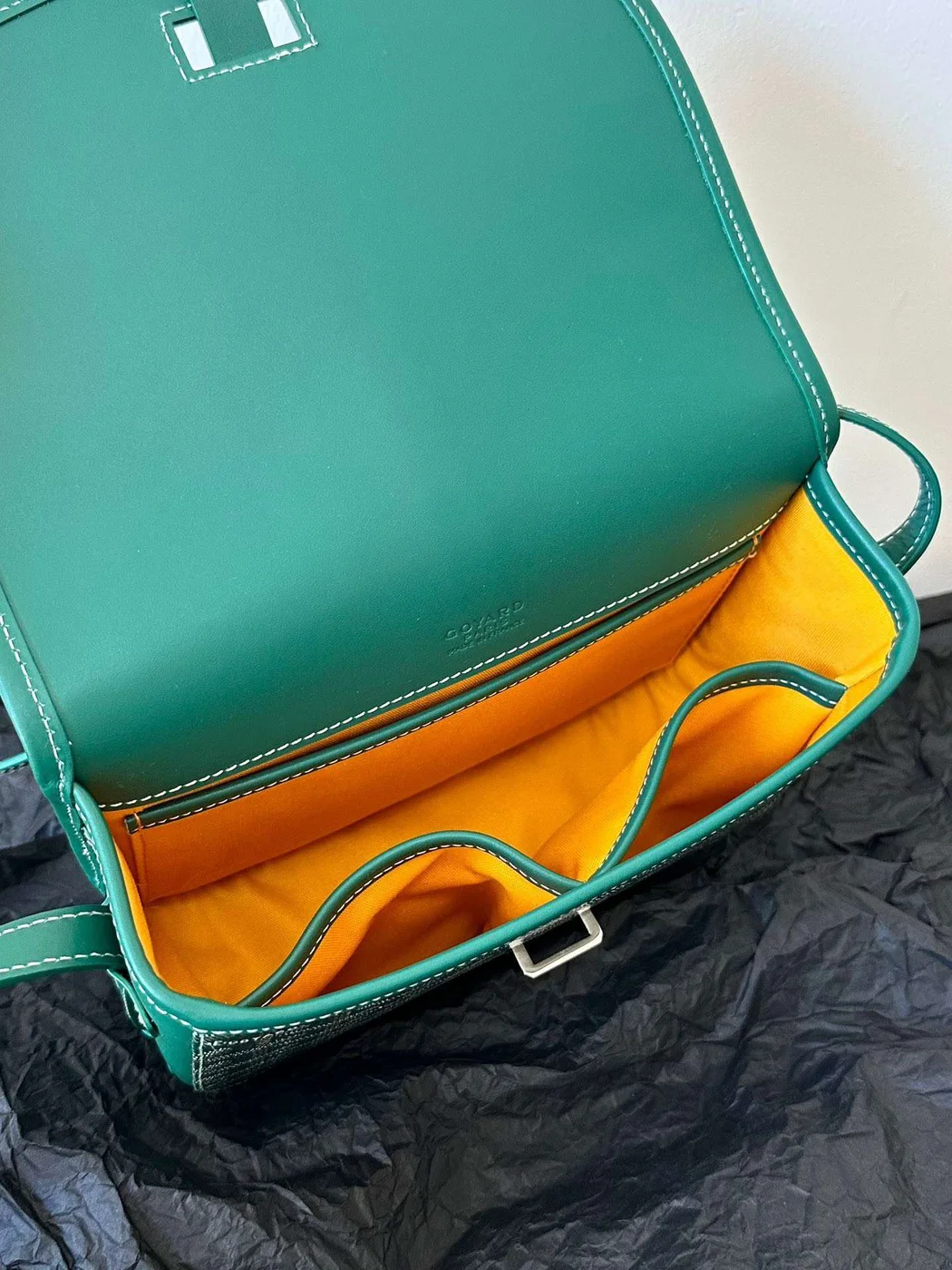 Goyard Green Handbag With Pattern 22x16x7cm product view 4