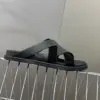 Hermès Women Black Leather Suede Sandals product view 6