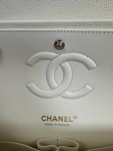 Chanel Classic Flap Light Yellow Medium 25 Bag product view 4