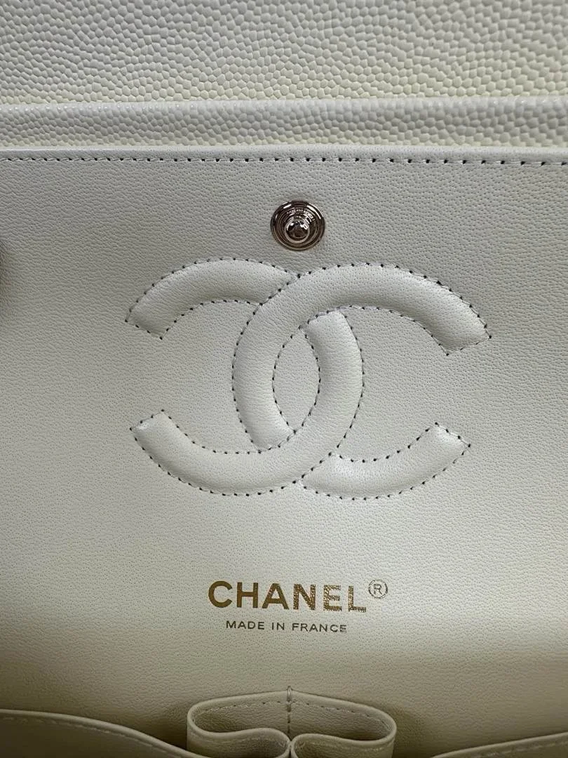 Chanel Classic Flap Light Yellow Medium 25 Bag product view 4