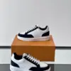 Louis Vuitton Men White Leather Suede Sneakers product view 4
