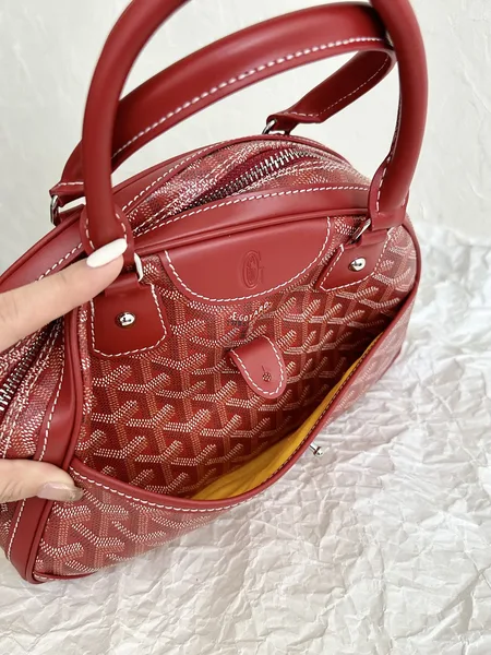 Goyard Saint Jeanne Bag Coated Canvas PM Red 9496843 product view 4