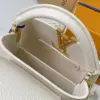 Louis Vuitton Capucines Beige Louis Vuitton Pattern Purple 21 cm Bag product view 3