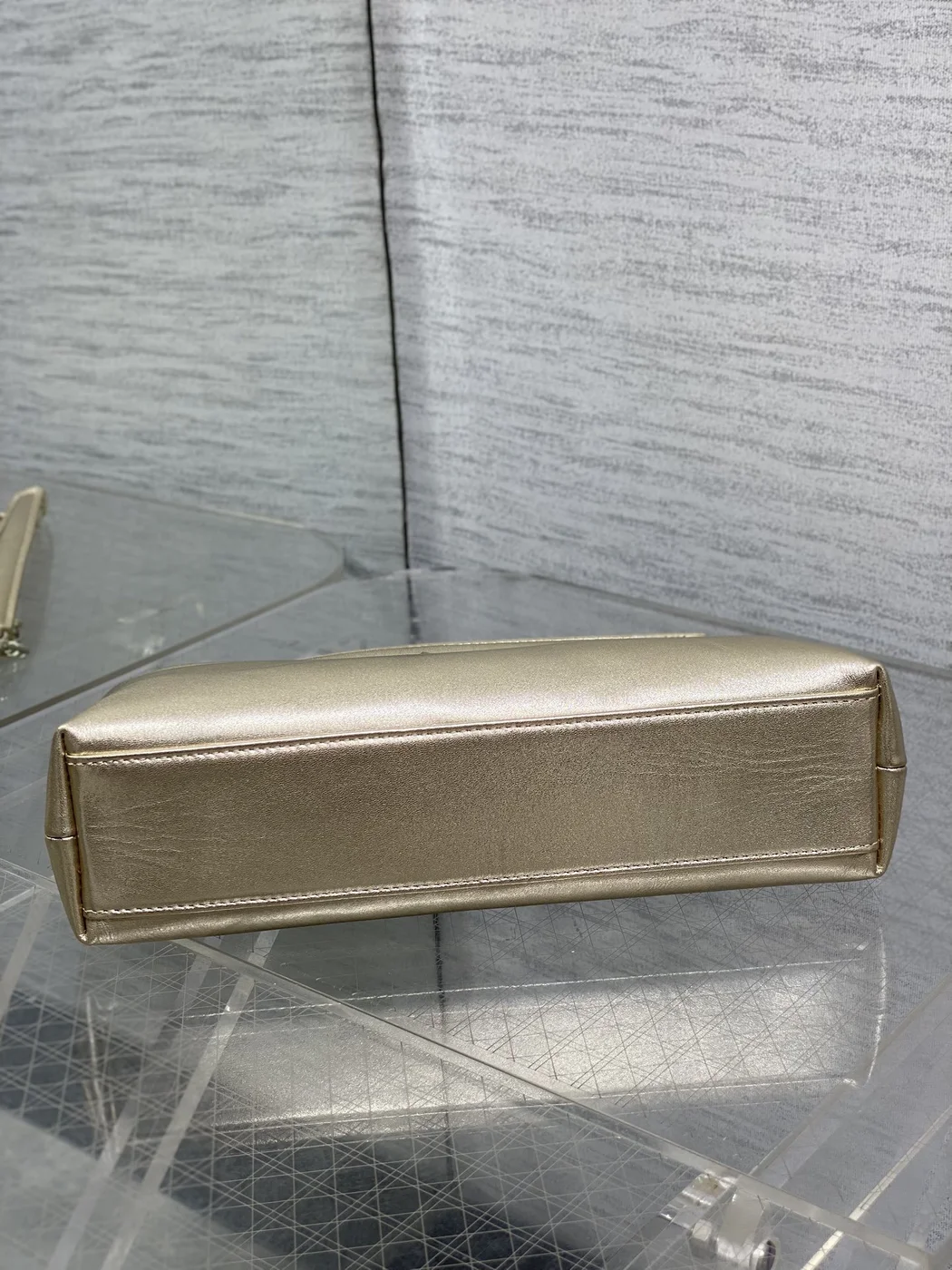 Dior Bow Bag Gold Lambskin product view 7