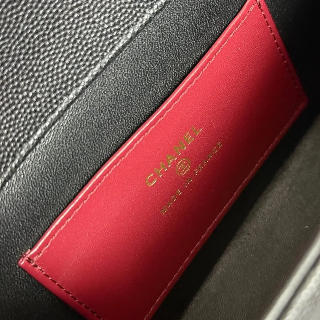Chanel Preppy Coco Mini Flap Black Bag product view 3