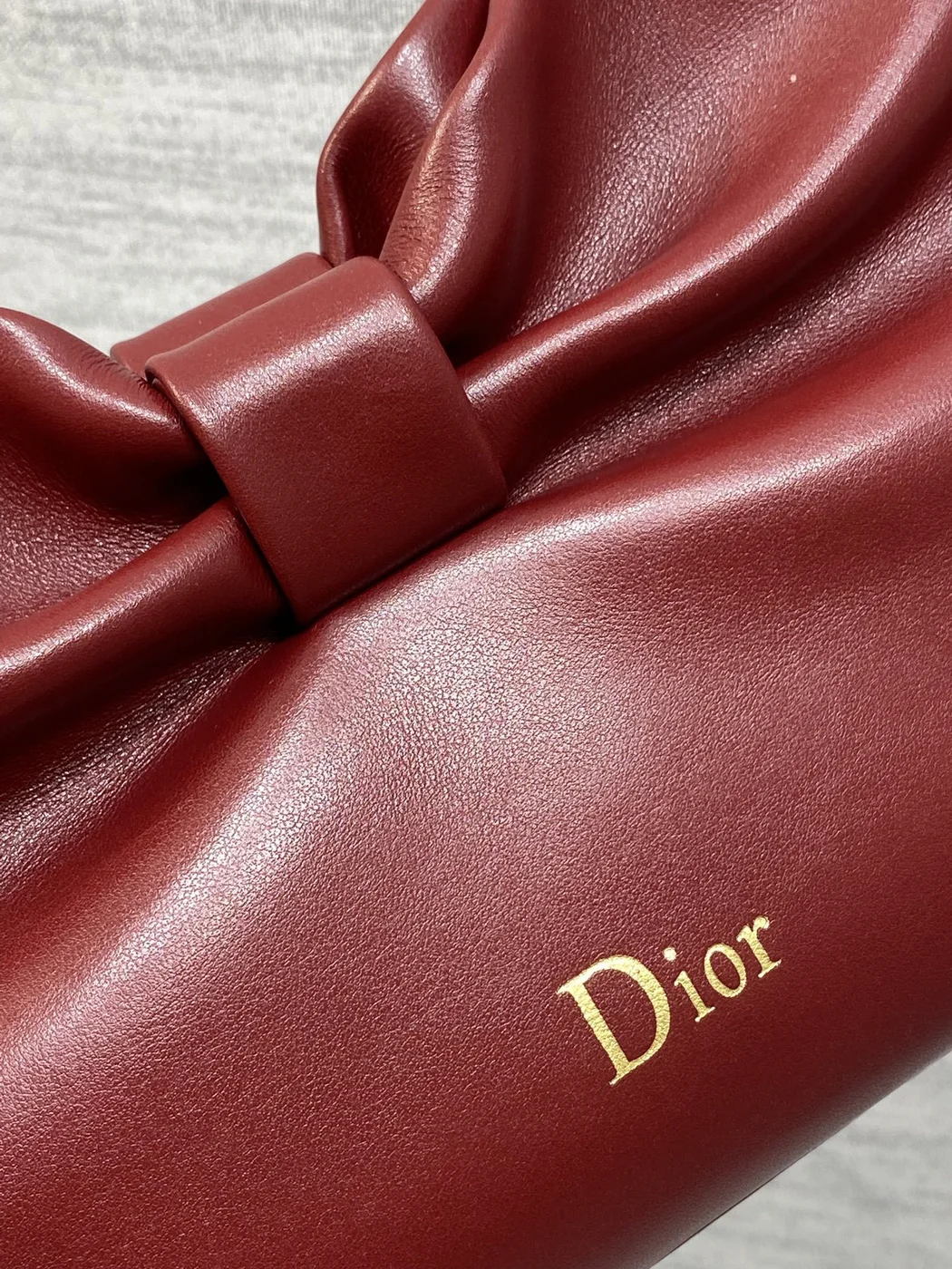 Dior Bow Bag Small Burgundy product view 3