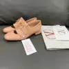 Valentino Women Peach Pink Leather Fringe Loafers product view 3