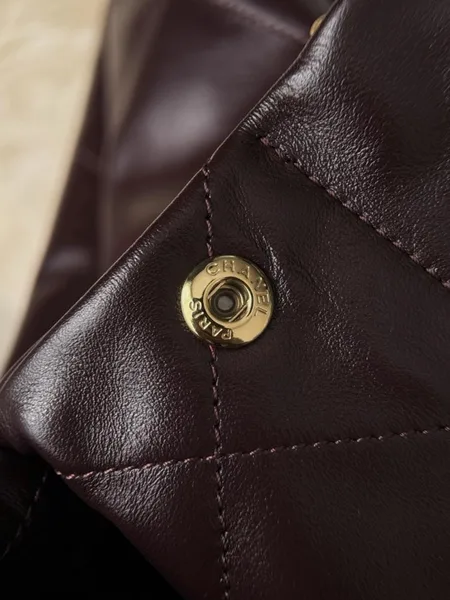 Chanel 22 handbag in Burgundy product view 6