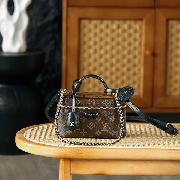 Louis Vuitton Vanity Chain Pouch in monogram coated canvas product view 1