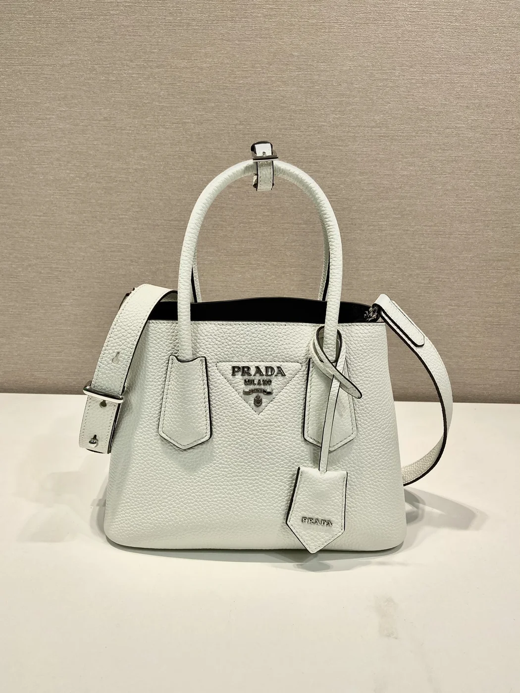 Prada Small Prada Double Saffiano leather bag product view 3