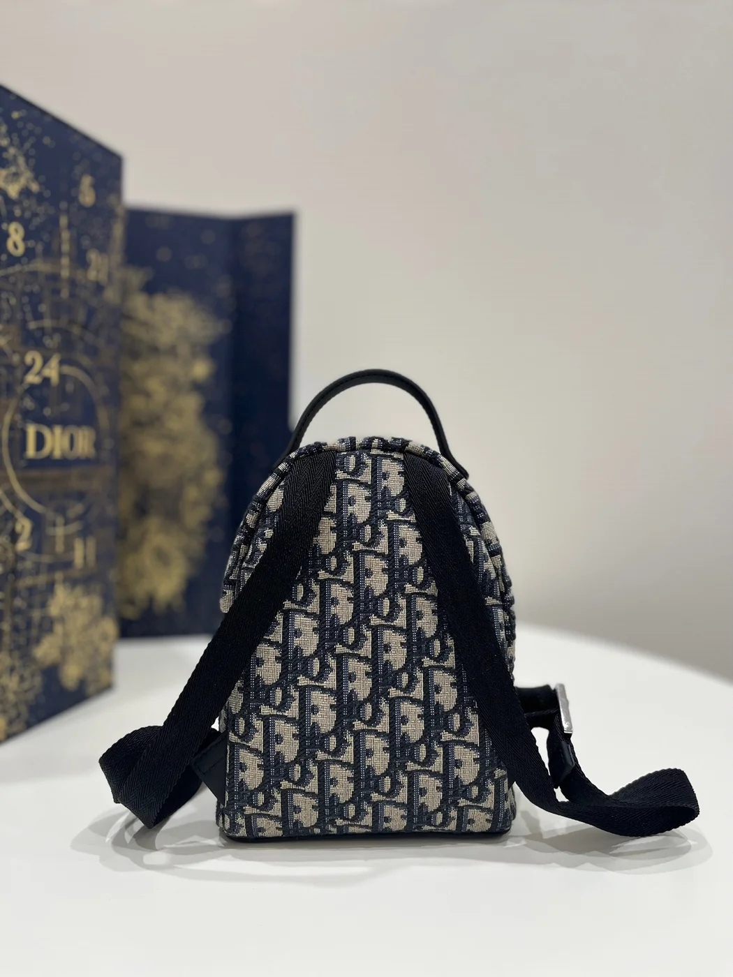 Dior Mini High-End Bag – Oblique Pattern Fabric (24x10x16cm) product view 7