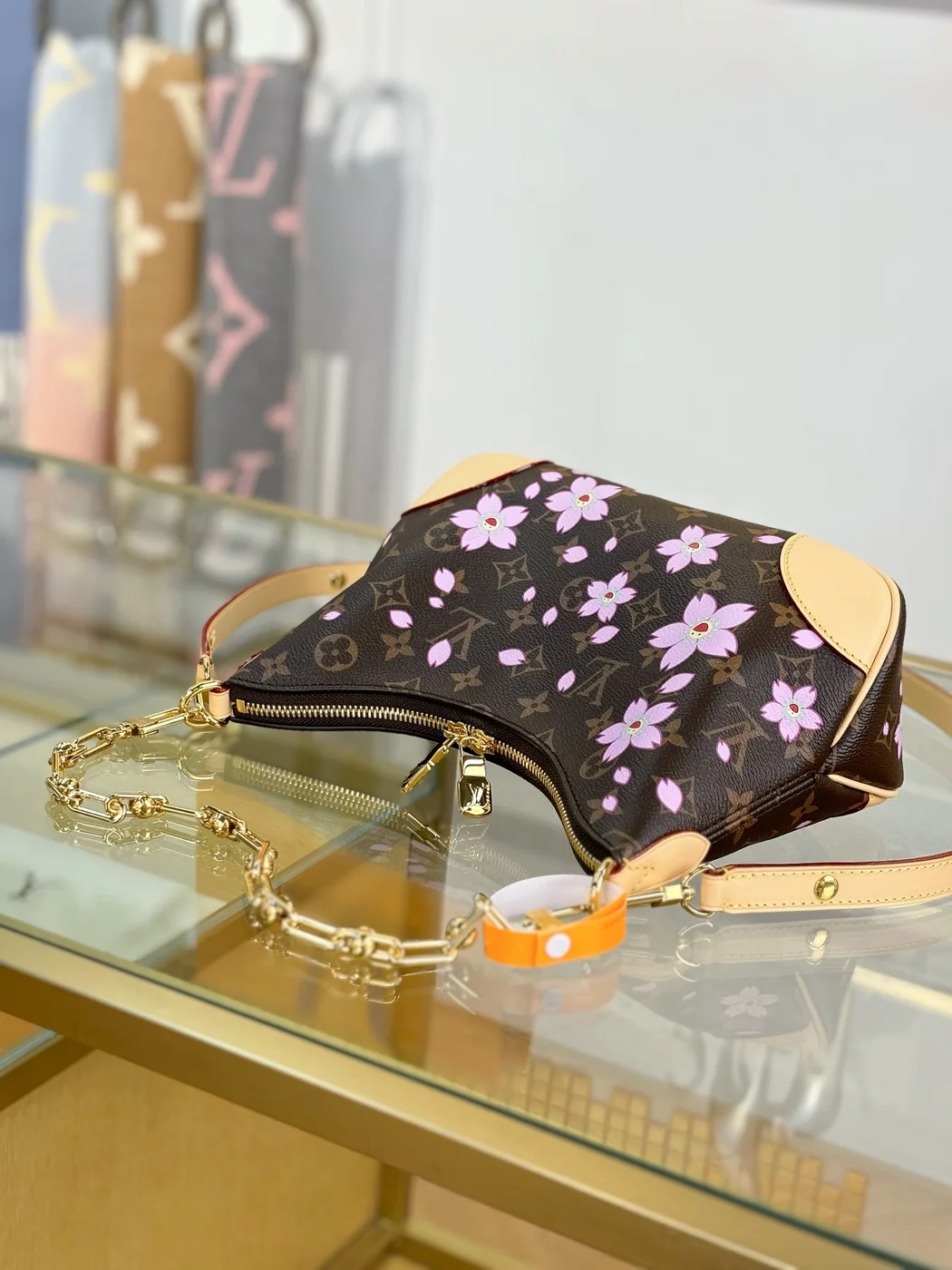 Louis Vuitton x Takashi Murakami Boulogne PM Cherry Blossom Bag product view 4