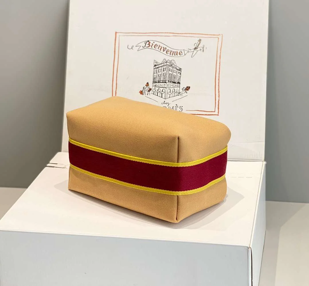 Hermès Bride A Brac PM Clutch Bag Orange Mix Red 12x20x10cm product view 4