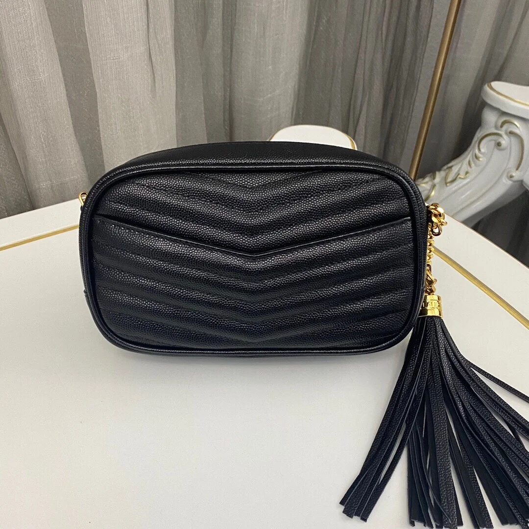 Saint Laurent Lou Mini Bag With Tassel David Jones product view 2