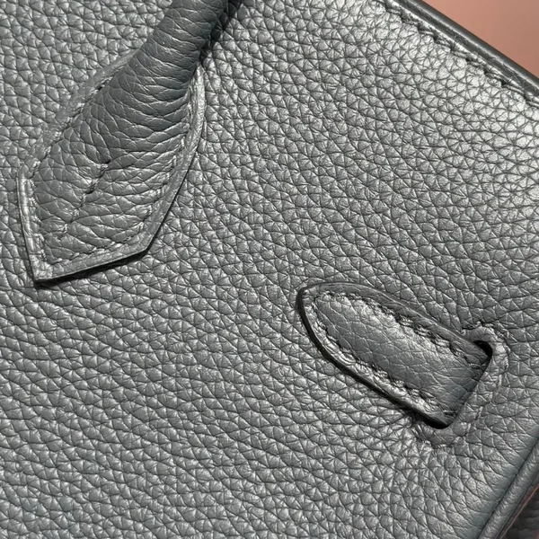 Hermès Birkin 25 In Charcoal Gray Silver Hardware Bag product view 4