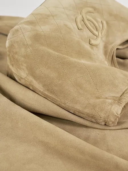 Chanel Suede Quilted Neo Cabas Shopping Tote product view 5